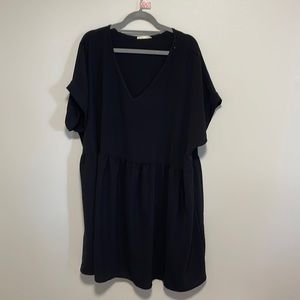 Entro black peplum dress